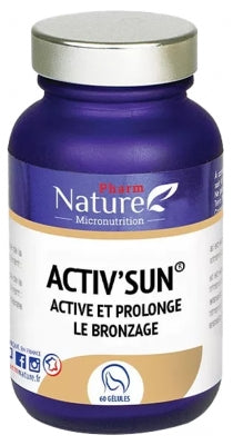 Pharm Nature Activ'Sun Activates And Prolongs Tan 60 Capsules