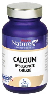 Pharm Nature Calcium Bisglycinate Chelate 60 Capsules