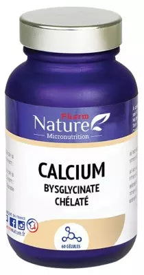 Pharm Nature Calcium Bisglycinate Chelate 60 Capsules