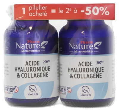 Pharm Nature Hyaluronic Acid & Collagen Set Of 2 X 60 Capsules