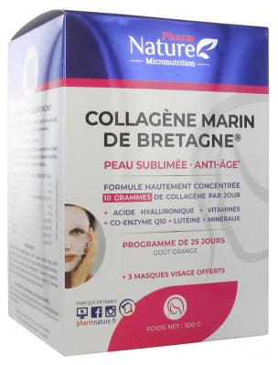 Pharm Nature Marine Collagen From Bretagne Sublimated Skin Anti-Ageing 300G