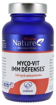 Pharm Nature Myco-Vit Imm Défenses 60 Capsules