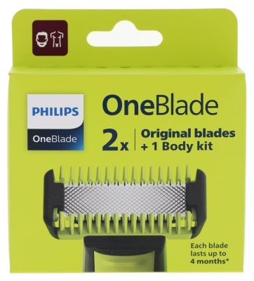 Philips Oneblade Qp620/50 Face + Body Kit 2 Blades