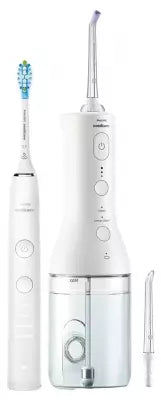 Philips Sonicare 9000 Diamondclean Electric Toothbrush + Cordless Power Flosser 3000