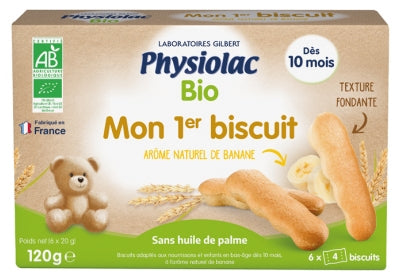 Physiolac Bio My First Biscuit From 10 Months 24 Biscuits