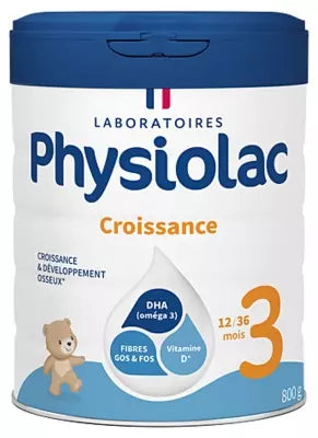 Physiolac Growth 3 From 12 To 36 Months 800G