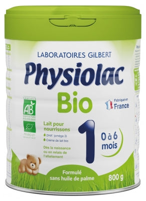 Physiolac Organic 1 From 0 To 6 Months 800G