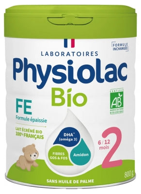 Physiolac Organic Thickened Formula 2 6 To 12 Months 800G