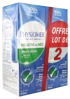 Physiomer Nasal Hygiene Spray 2 X 135Ml