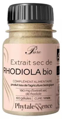 Phytalessence Pure Rhodiola Organic 60 Capsules