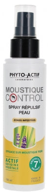 Phyto-Actif Moustique Control Spray Répulsif Peau 100 Ml