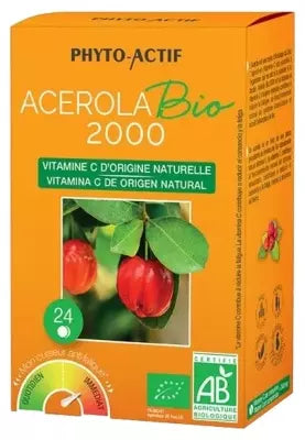 Laboratoire Phyto-Actif Organic Acerola 2000 24 Tablets | Low Price Here