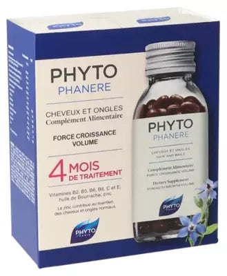 Phyto Phytophanère Hair And Nails 4 Months Treatment 240 Capsules