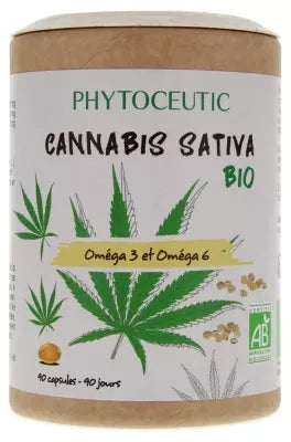 Phytoceutic Hemp Sativa Organic 90 Capsules