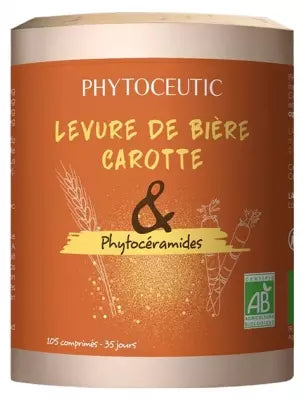 Phytoceutic Organic Beer Yeast Carrot And Phytoceramides 105 Tablets