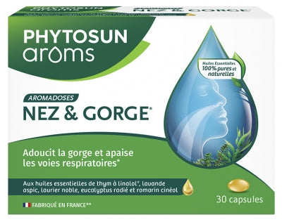 Phytosun Arôms Aromadoses Nose And Throat 30 Gel-Caps