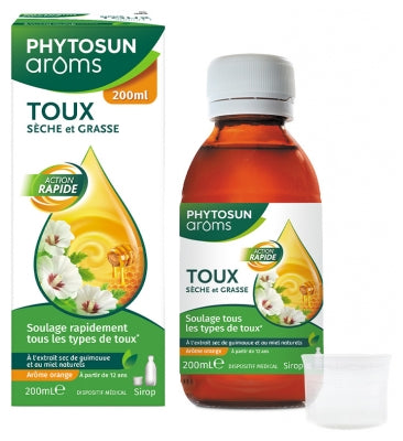 Phytosun Arôms Dry And Productive Cough Syrup 120Ml