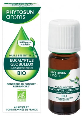 Phytosun Arôms Essential Oil Eucalyptus Globulus (Eucalyptus Globulus) Organic 10Ml