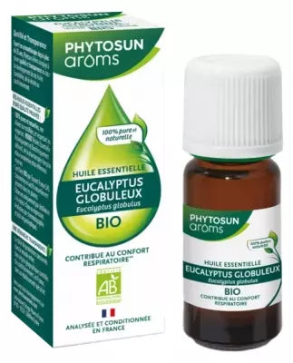 Phytosun Arôms Essential Oil Eucalyptus Globulus (Eucalyptus Globulus) Organic 10Ml