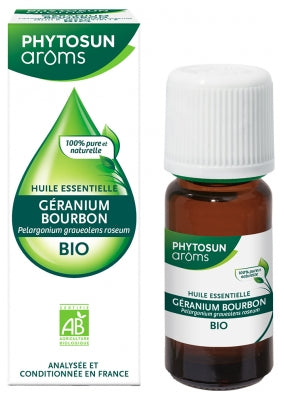 Phytosun Arôms Essential Oil Bourbon Géranium (Pelargonium Graveolens Roseum) Organic 10Ml