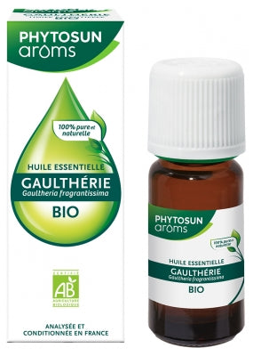 Phytosun Arôms Gaultheria Essential Oil (Gaultheria Fragrantissima) Organic 10Ml