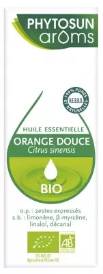 Phytosun Arôms Organic Essential Oil Sweet Orange (Citrus Sinensis) 10Ml