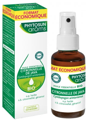 Phytosun Arôms Organic Essential Oil Java Lemongrass (Cymbopogon Winterianus) 30 Ml