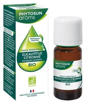 Phytosun Arôms Organic Essential Oil Lemon Eucalyptus (Eucalyptus Citriodora) 10 Ml