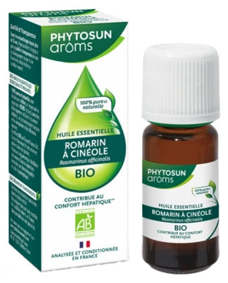 Phytosun Arôms Organic Essential Oil Rosemary Cineole (Rosmarinus Officinalis) 10Ml