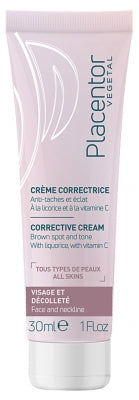 Placentor Végétal Corrective Cream Brown Spot And Tone 30Ml