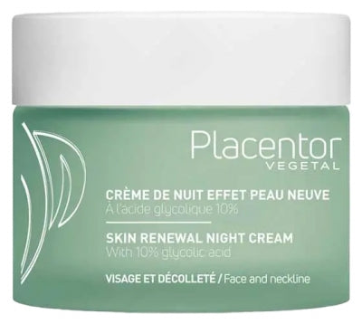 Placentor Végétal Crème De Nuit Effet Peau Neuve 50 Ml