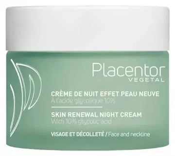 Placentor Végétal Crème De Nuit Effet Peau Neuve 50 Ml