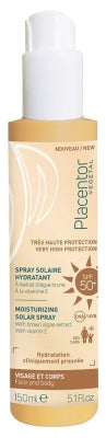 Placentor Végétal Moisturizing Sun Spray Spf50+ 150 Ml