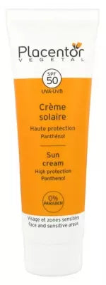 Placentor Végétal Sun Cream Face And Sensitive Areas Spf50 40Ml