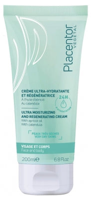 Placentor Végétal Ultra Moisturizing Regenerating Cream Very Dry Skins 200Ml