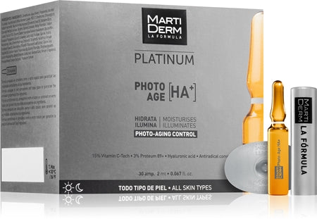 Martiderm Platinum Photo Age Ha+ Anti-Ageing Serum In Ampoules