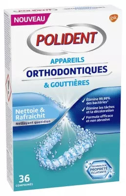 Polident Corega Orthodontic Appliances & Trays – 36 Tablets