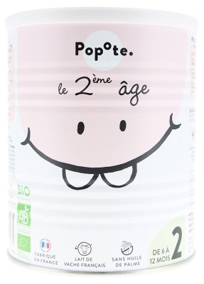 Popote 2Nd Age From 6 To 12 Months Organic 400 G