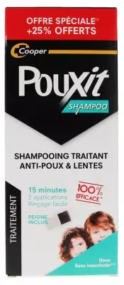 Pouxit Treating Shampoo Anti-Lice & Nits 200Ml + 50Ml Free