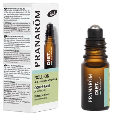 Pranarôm Aromaboost Diet Roll-On With Organic Essential Oils 5 Ml