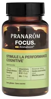 Pranarôm Aromaboost Focus - Concentration 60 Capsules