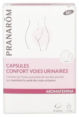 Pranarôm Aromafemina Organic Urinary Tracts Comfort Capsules 30 Capsules