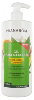 Pranarôm Aromaforce Hydro-Alcoholic Gel Sweet Orange Cinnamon 500Ml