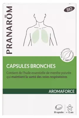 Pranarôm Aromaforce Organic Bronchial Capsules 30 Capsules