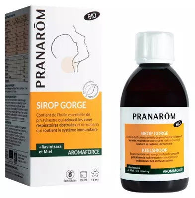 Pranarôm Aromaforce Sirop Gorge Bio 150 Ml