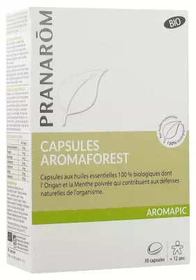 Pranarôm Aromapic Aromaforest Capsules Organic 30 Capsules