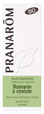 Pranarôm Bio Essential Oil Cineole Rosemary (Rosmarinus Officinalis Ct Cineole) 10 Ml