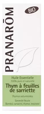 Pranarôm Bio Essential Oil Thyme With Savory Leaves (Thymus Satureioides) 10Ml