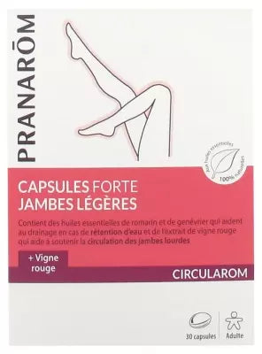 Pranarôm Circularom Strong Capsules Light Legs 30 Capsules