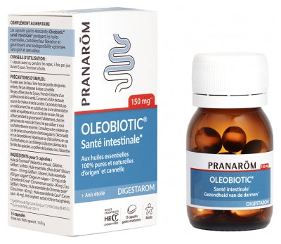 Pranarôm Digestarom Oleobiotic Intestinal Health 15 Capsules